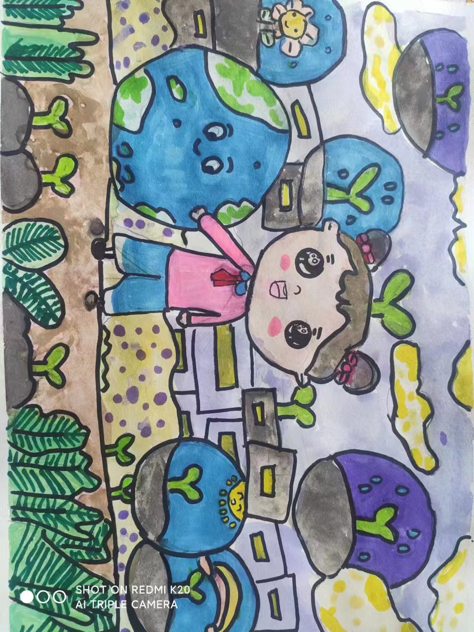 第三届凡高少年初赛作品（11）(图1)