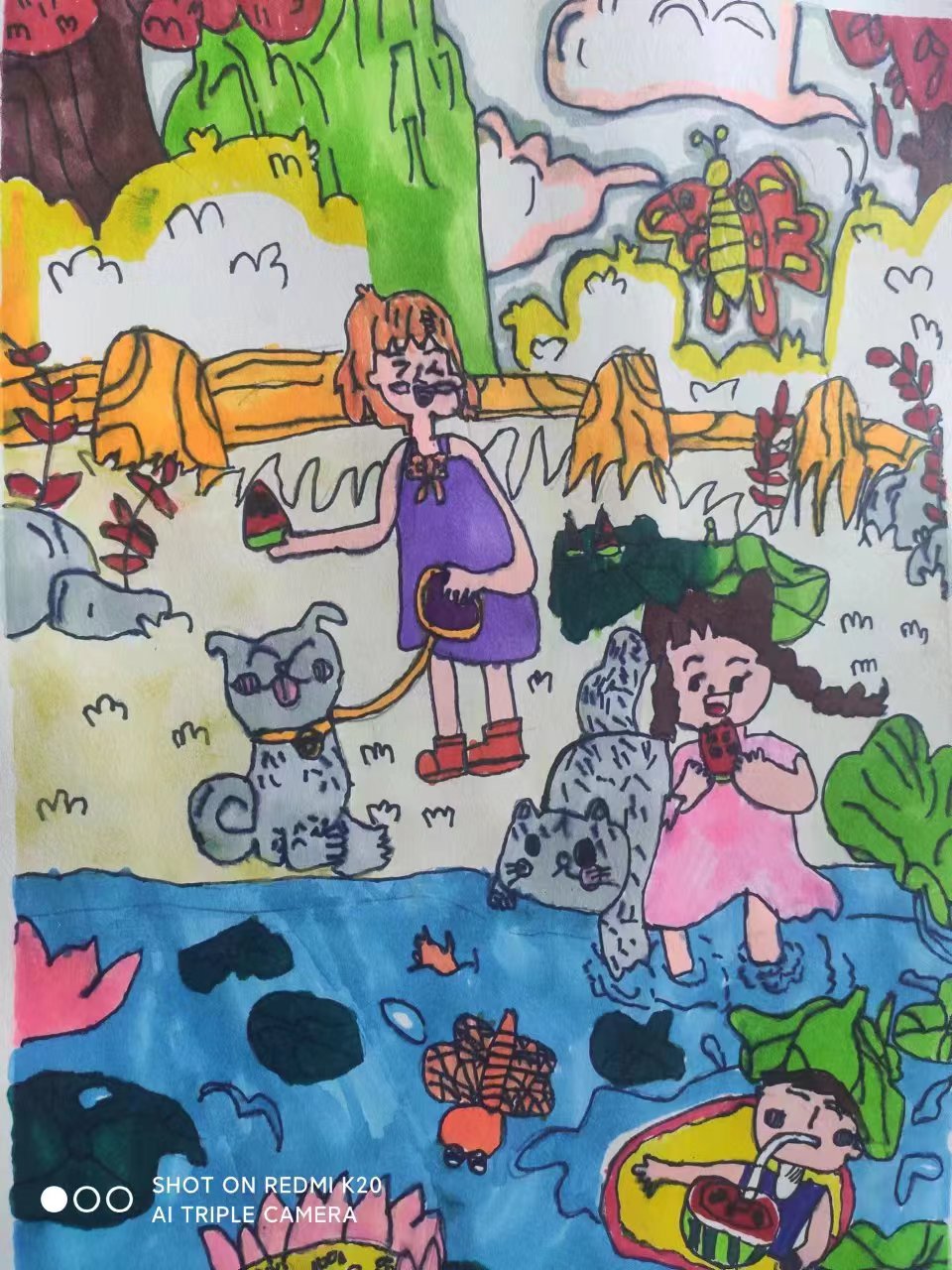 第三届凡高少年初赛作品（13）(图1)