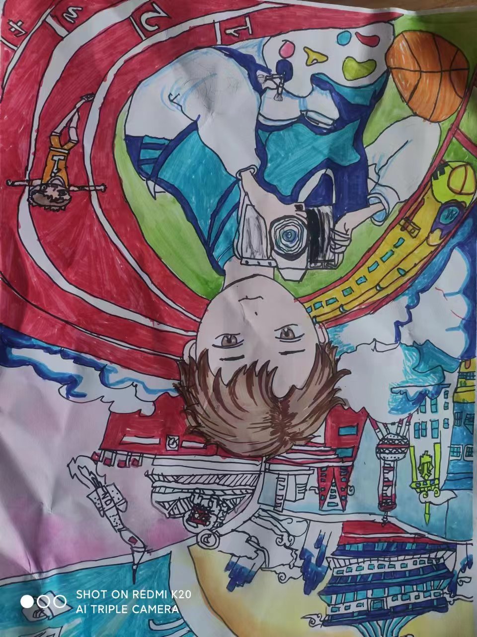 第三届凡高少年初赛作品（16）(图1)
