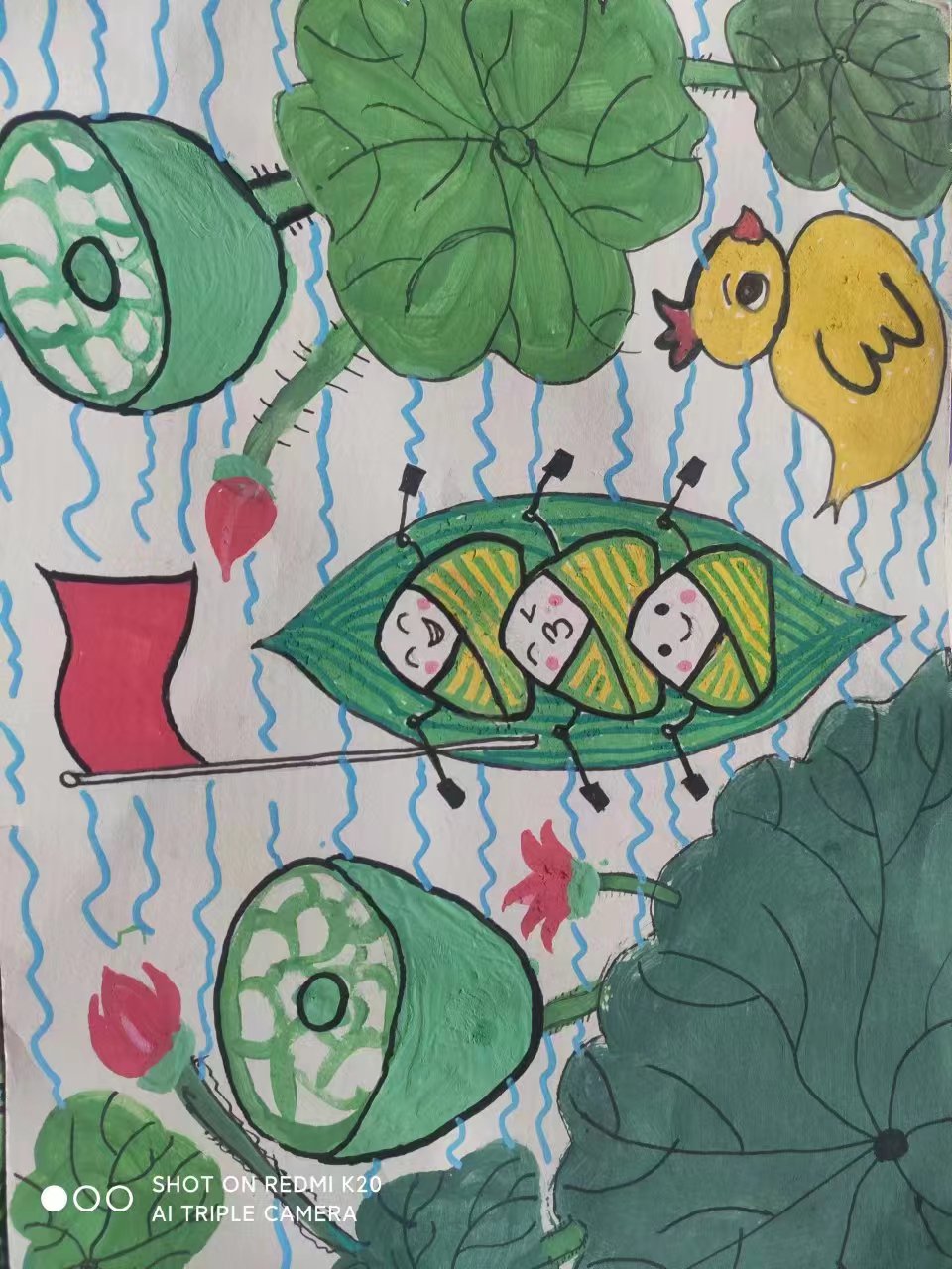 第三届凡高少年初赛作品（21）(图1)