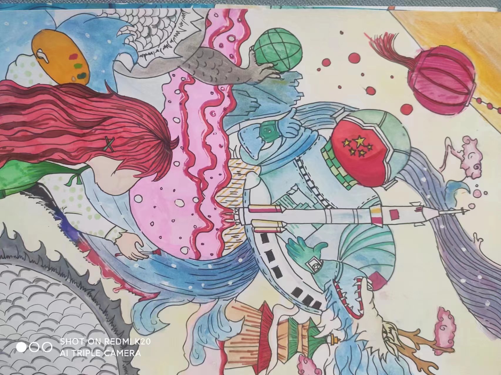 第三届凡高少年初赛作品（25）(图1)