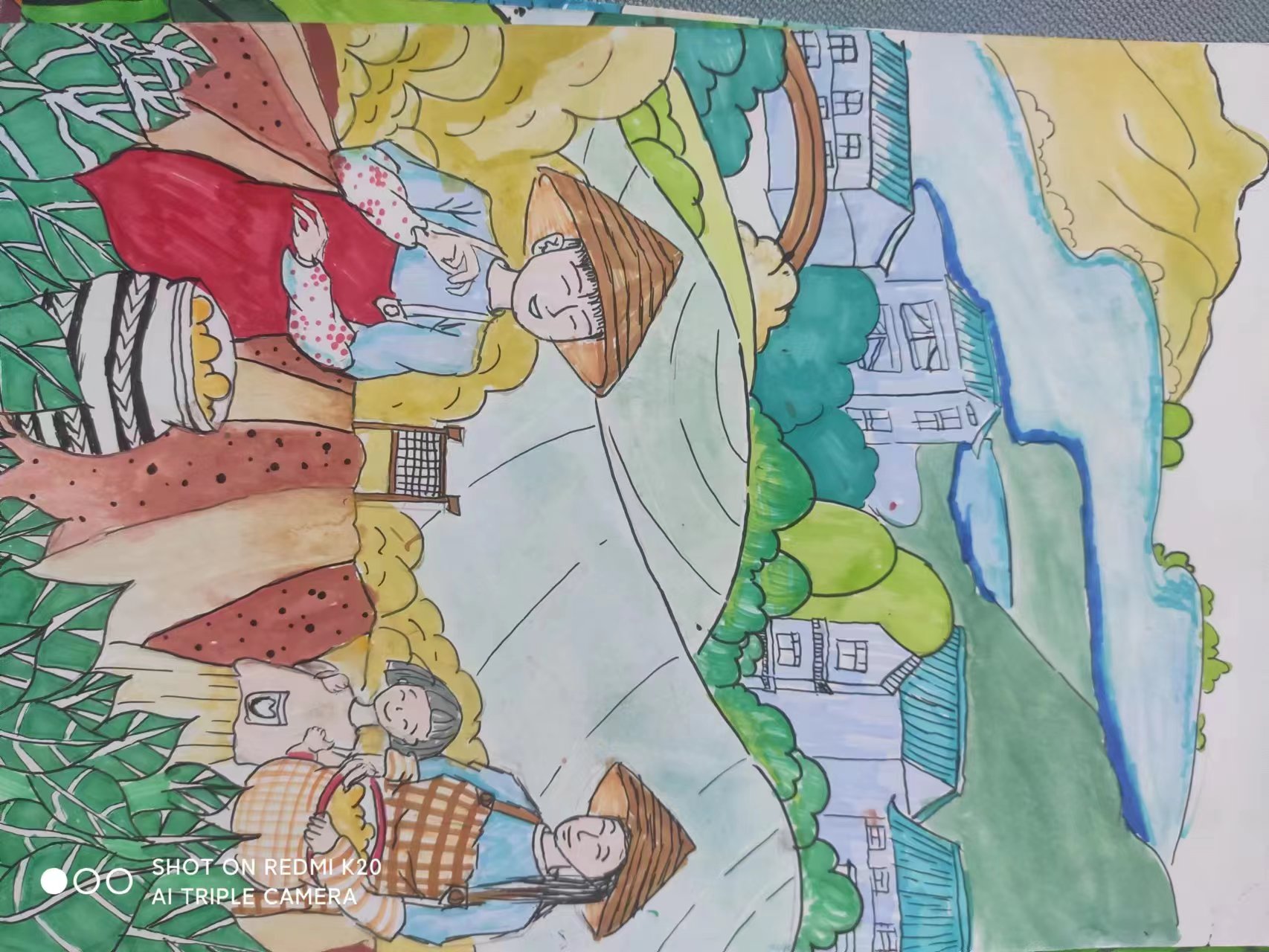 第三届凡高少年初赛作品（27）(图1)