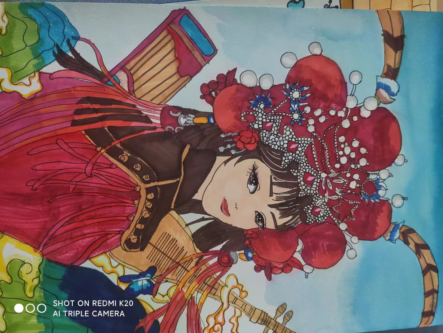 第三届凡高少年初赛作品（1）(图1)